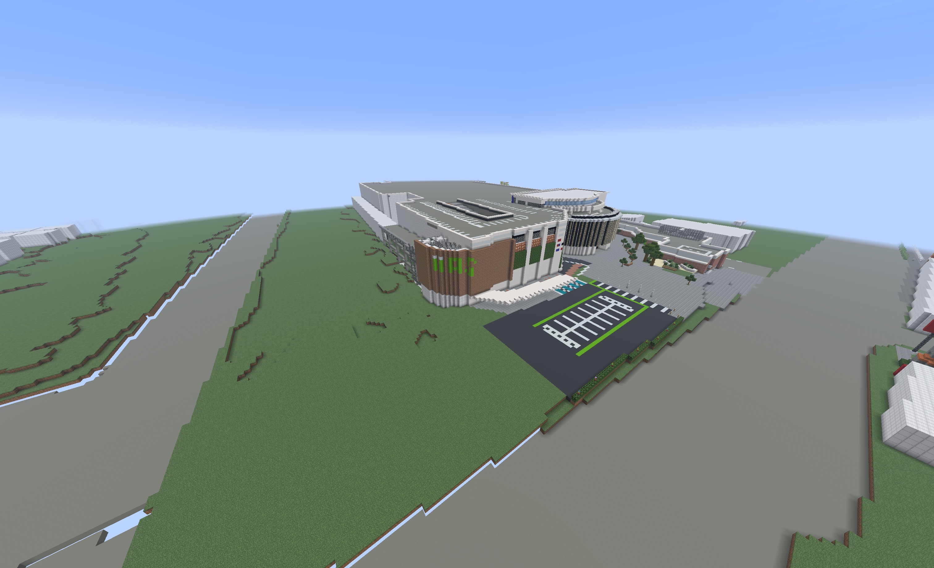 イーアスつくば Minecraftでの再現